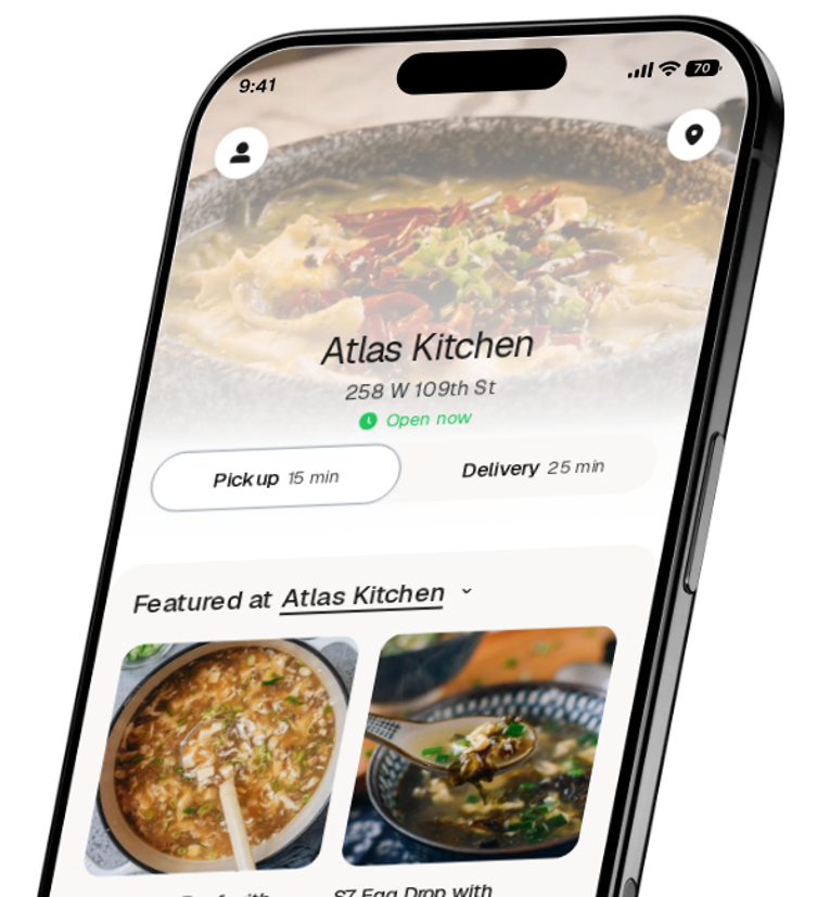 Atlas Kitchen app preview